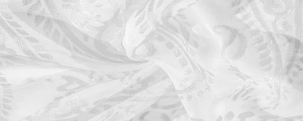 Tekstura Obrazu Kolekcja Jedwabna Tkanina Szalik Damski Lawendowy Biały Pastel — Zdjęcie stockowe