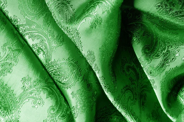 Textuur Achtergrond Groen Groen Grasachtig Vealy Virid Blushful Stof Met — Stockfoto