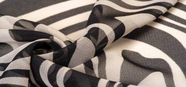 doku, arkaplan, desen, duvar kağıdı, kartpostal, poster, ipek kumaş, beyaz ve siyah soyut çizgiler, geniş oval. retro, sanat