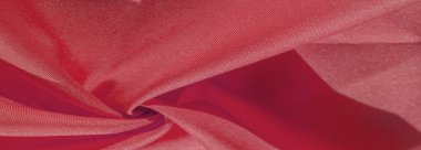 İpek kumaş, yakut kırmızısı..