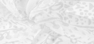 Resmin dokusu, koleksiyon, ipek kumaş, kadın eşarbı, beyaz arka planda lavanta beyazı pastel.,