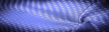 Arkaplan dokusu, dekoratif süs, gökyüzü mavisi ipek kumaş, mavi safir, ince, güçlü, yumuşak, parlak lifler koza yapımında ipek böcekleri tarafından üretilir ve iplik ve kumaş yapımında toplanır..