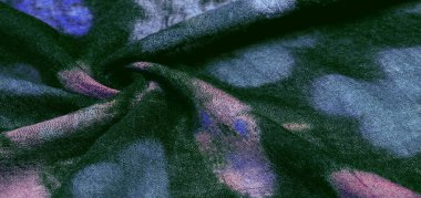 Doku, arkaplan, dekor, modern, tekstil, sanat, tasarım, renkli kelebek desenli siyah yün kumaş