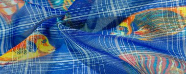 arkaplan dokusu, desen koleksiyonu, lacivert ipek kumaş, mercan resifli balık, çocuk sanatı