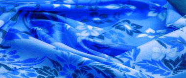 doku, arkaplan, desen, narin mavi ipek çiçek desenli narin, narin, narin, saf ipek kumaşlı. Temiz, opaklık istendiğinde astarı kullan.