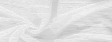doku, arka plan, desen, koleksiyon, kırışık ipek kumaş hayalet beyaz. 3d pilili, kırışık ve buruşuk ışık deve rengi saf ipek kumaş