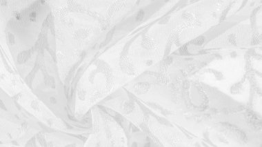 Resmin dokusu, koleksiyon, ipek kumaş, kadın eşarbı, beyaz arka planda lavanta beyazı pastel.,