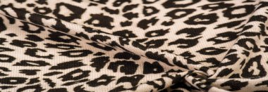 Doku, arkaplan, desen, kadın yün şalı, siyah ve bej, Afrika motifleri, yün ve modülden yapılmış, kenarları kıvrımlı bir yılan şeklinde..