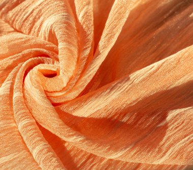 doku, arka plan, desen, koleksiyon, buruşuk ipek kumaş şampanyası (soluk geyik tüyü). Üç Boyutlu