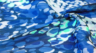 Desenli tasarım, ipek kumaş, eşarp, soyut kumaş, silinmez izlenim