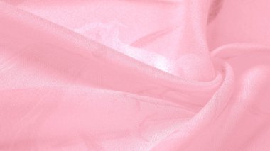 Doku, arkaplan, desen, ipek kumaş, pembe. Projektörleriniz huzura kavuşacak. Pastel renkli bu hassas kumaş illüzyon ve fantezi yaratacak..