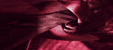 desen, arkaplan, desen, koleksiyon, farklı boylarda açık şeffaf ipek kumaş, kırmızı.