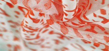 Doku, desen, koleksiyon, ipek kumaş, kadın eşarp, bej arka plan üzerinde kırmızı yakut pastel, Suluboya Arka Plan Fotoğrafları Baskılı Altın Paisley Yenidoğan Sahne Prenses Kız Doğum Günü