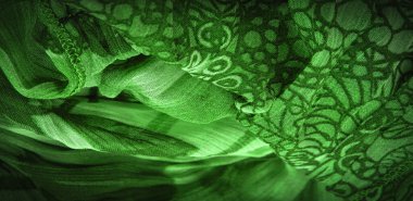 Arkaplan dokusu, dekoratif süs, koyu lacivert ipek kumaş, çiçek deseni, kıvrım, resif, dalgalı, dalgalı, dalgalı, küçük dalga veya kumaşın yüzeyinde bir dizi dalga,