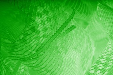 Doku, arka plan, desen. yeşil tül. Daha ağır bir ağırlıkla ince, tasarımınıza takın veya özel tasarımınızın görünümüne temiz bir öğe ekleyin!