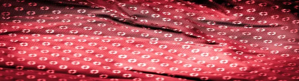 Textura Fondo Color Rojo Rubí Tela Delgada Fuerte Suave Fibra — Foto de Stock