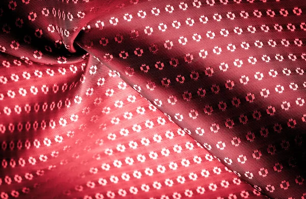 Textura Fundo Rubi Cor Vermelha Tecido Fina Forte Macia Fibra — Fotografia de Stock