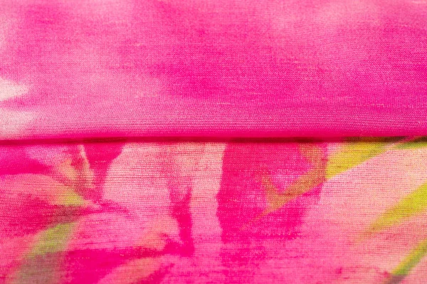 Текстура Узор Коллекция Шелковая Ткань Темно Розовый Оттенок Белые Абстрактные — стоковое фото