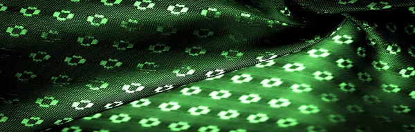 Textura Fondo Color Tela Verde Esmeralda Delgada Fuerte Suave Fibra —  Fotos de Stock