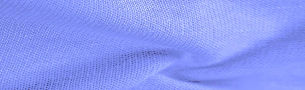 Contexte Texture Motif Tissu Laine Bleue Poils Fins Bouclés Ondulés — Photo