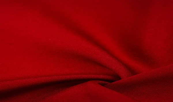 Textura Fundo Padrão Tecido Seda Vermelho Isto Tecelagem Cetim Seda — Fotografia de Stock