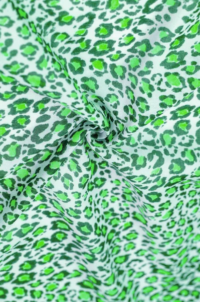 Textura Fundo Padrão Cartão Postal Tecido Seda Alface Verde Flores — Fotografia de Stock