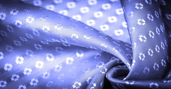 Σύνθεση Φόντου Διακοσμητικό Στολίδι Γαλάζιο Μεταξωτό Ύφασμα Μπλε Ζαφείρι Μια — Φωτογραφία Αρχείου