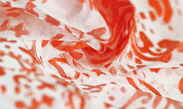 Textura Padrão Coleção Tecido Seda Cachecol Feminino Vermelho Rubi Pastel — Fotografia de Stock