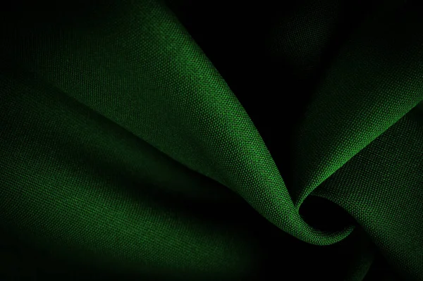 Textura Fundalul Modelul Verdele Satin Este Țesătură Care Obicei Suprafață — Fotografie, imagine de stoc