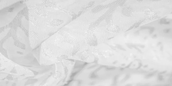 Textura Quadro Coleção Tecido Seda Lenço Mulher Pastel Branco Lavanda — Fotografia de Stock