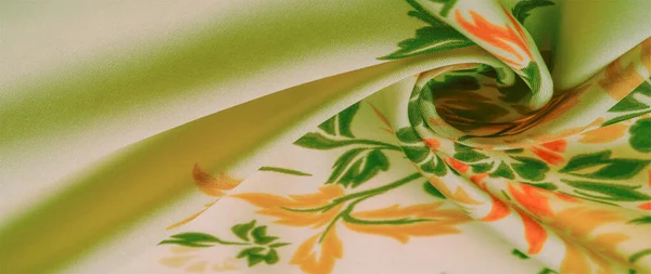 Υφή Φόντο Σχέδιο Ντελικάτο Μετάξι Floral Print Εξαιρετικά Ελαφρύ Καθαρό — Φωτογραφία Αρχείου
