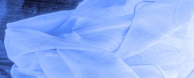 Doku, arkaplan, şablon, his, kambriç - çok ince şeffaf yumuşak merserize kumaş, mavi su