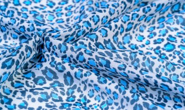 doku, arkaplan, desen, kartpostal, ipek kumaş, mavi gök mavisi beyaz arka planda bulanık çiçekler, kalın malzeme kaynağı yaz çiçeği deseni tekrarlayan desen