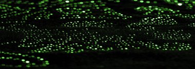 desen, arkaplan, desen, kartpostal, yeşil zümrüt ipeği, ışığı kırmak için yapıştırılmış cam taşlar.