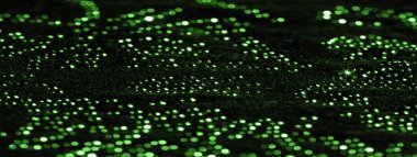 desen, arkaplan, desen, kartpostal, yeşil zümrüt ipeği, ışığı kırmak için yapıştırılmış cam taşlar.