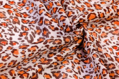 doku, arkaplan, desen, kartpostal, ipek kumaş, beyaz zemin üzerinde kahverengi kırmızı-sarı bulanık çiçekler, kalın malzeme Craft Tedarik Yaz çiçek deseni tekrarlayan desen