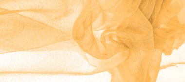 Doku, arkaplan, desen, his, kambriç - çok ince şeffaf yumuşak merserize kumaş, kehribar sarısı