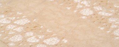 Doku, arkaplan, desen, bej rengi ipek, kadınsı, kıvrımlı Yeni tarz başörtüsü maksimum şal Müslüman fırfırlı büyük şal