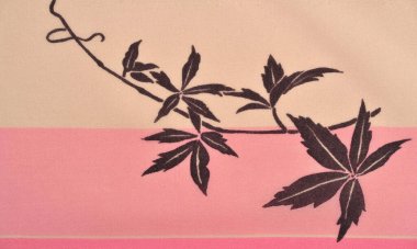 Doku, arkaplan, desen, kartpostal, ipek kumaş, pembe ve kırmızı bej renkler, kahverengi desenler bir iz, çiçek deseni, zarif kumaş projenizi en iyi hale getirecek