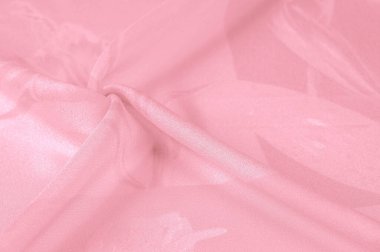 Doku, arkaplan, desen, ipek kumaş, pembe. Projektörleriniz huzura kavuşacak. Pastel renkli bu hassas kumaş illüzyon ve fantezi yaratacak..