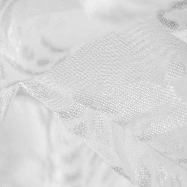 Resmin dokusu, koleksiyon, ipek kumaş, kadın eşarbı, beyaz arka planda lavanta beyazı pastel.,