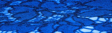 Doku, arkaplan, desen, mavi dantel kumaş, kabartmalı dantel kumaş, her iki tarafında da istiridye var. Projeleriniz için uygun, tasarım, vs..