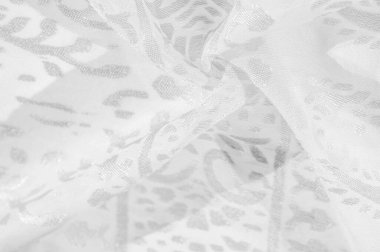 Resmin dokusu, koleksiyon, ipek kumaş, kadın eşarbı, beyaz arka planda lavanta beyazı pastel.,