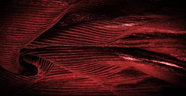 Doku, arkaplan, desen, Krep koyu kırmızı, ipek, yün ya da sentetik liflerden oluşan, belirgin bir şekilde berrak ve kıvrımlı bir kumaştır.. 