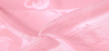 Doku, arkaplan, desen, ipek kumaş, pembe. Projektörleriniz huzura kavuşacak. Pastel renkli bu hassas kumaş illüzyon ve fantezi yaratacak..