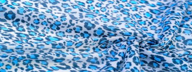 doku, arkaplan, desen, kartpostal, ipek kumaş, mavi gök mavisi beyaz arka planda bulanık çiçekler, kalın malzeme kaynağı yaz çiçeği deseni tekrarlayan desen