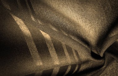 Arkaplan dokusu, dekoratif süs, doğru detayları ekleyerek tasarımınızı düzgün veya doğru boyutta veya şekilde yapmak için süsleme bantlı sepia ipek kumaş