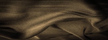 Arkaplan dokusu, dekoratif süs, doğru detayları ekleyerek tasarımınızı düzgün veya doğru boyutta veya şekilde yapmak için süsleme bantlı sepia ipek kumaş
