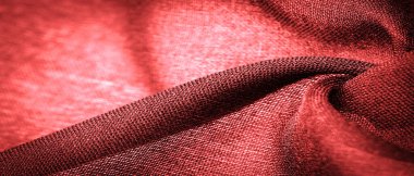 Arkaplan dokusu, dekoratif süs, gerekli detayları ekleyerek tasarımınızı düzgün veya doğru boyutta veya şekilde yapmak için süsleme çizgileri olan ipek kırmızı kumaş.