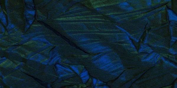Texture Background Pattern Wallpaper Black Silk Fabric Blue Emerald Stripes — Stock Photo, Image